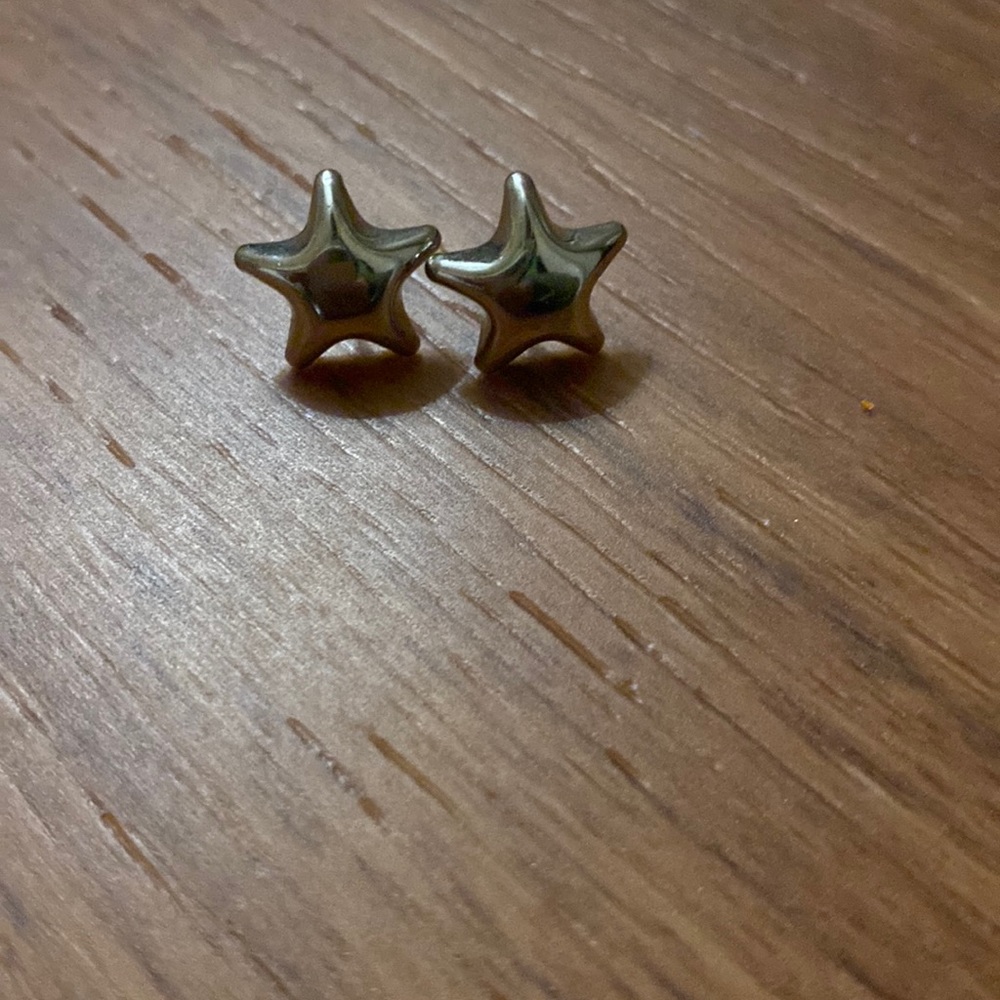 Silver Star Earrings